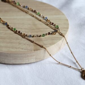 ensemble de collier shell