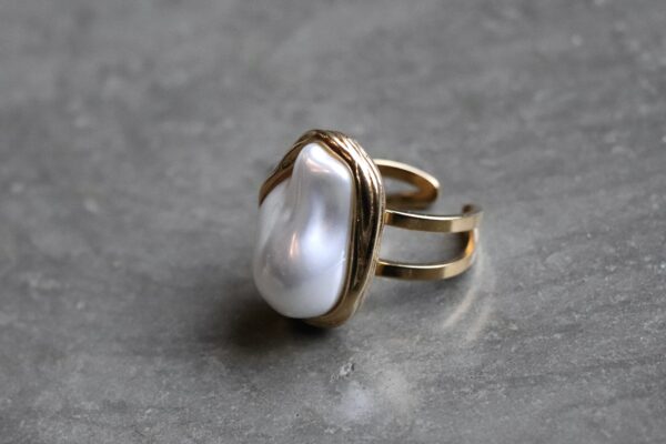 Bague perle
